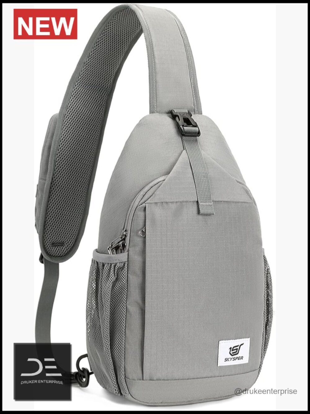 Sling Bag RFID Cross Body Bag Recycled Crossbody Backpack Travel Daypack